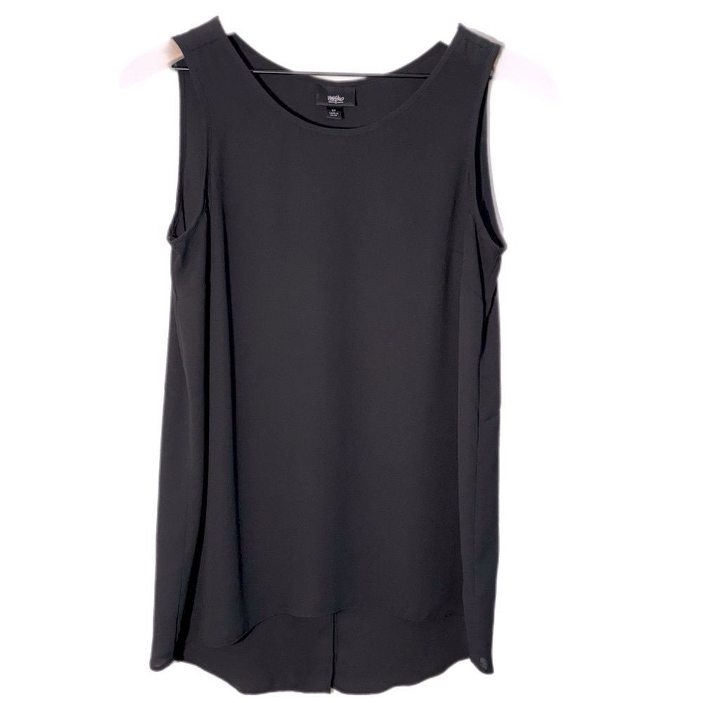Mossimo Supply Co. Black Sleeveless Tunic Blouse S/P.